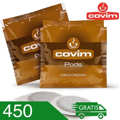 450 Cialde Caffè Covim Miscela Orocrema Compatibili Ese 44 MM