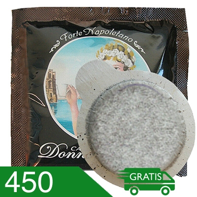 450 Cialde Caffè Donna Regina Miscela Forte Napoletano Compatibili Ese 44 MM