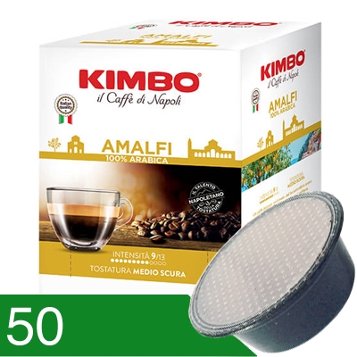 50 Capsule Caffe' Kimbo Miscela Amalfi Compatibili A Modo Mio