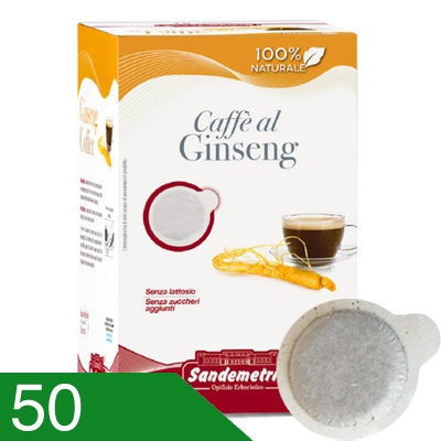 50 Cialde Sandemetrio Ginseng Compatibili Ese 44 MM