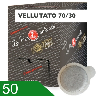 50 Cialde Caffè Oriental Miscela Vellutato 70/30 Compatibili Ese 44 MM