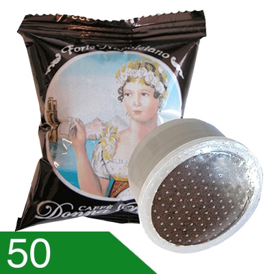 50 Capsule Caffè Donna Regina Miscela Forte Napoletano Compatibili Espresso Point