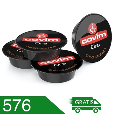 576 Capsule Caffè Covim Miscela Orocrema Compatibili A Modo Mio