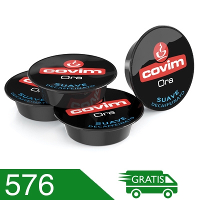 576 Capsule Caffè Covim Miscela Suave Dek Compatibili A Modo Mio