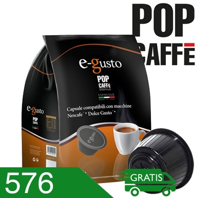 576 Capsule Caffè Pop Miscela Intenso Compatibili Dolce Gusto