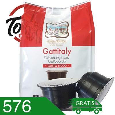576 Capsule Caffè Toda Miscela Ricca Compatibili Caffitaly