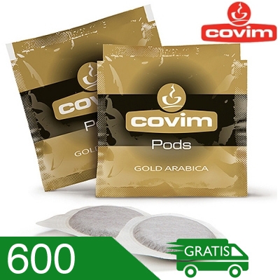 600 Cialde Caffè Covim Miscela Gold Arabica Compatibili Ese 44 MM