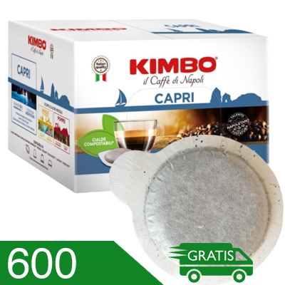 600 Cialde Caffe' Kimbo Miscela Capri Compatibili Ese 44 MM