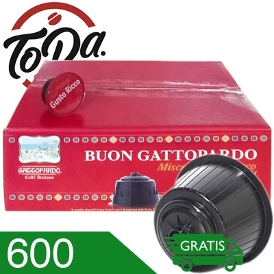 600 Capsule Caffè Toda Miscela Gusto Ricco Compatibili Dolce Gusto