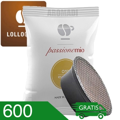 600 Capsule Caffè Lollo Miscela Oro Compatibili A Modo Mio