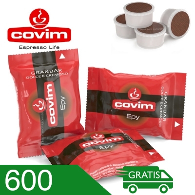 600 Capsule Caffè Covim Miscela Granbar Compatibili Espresso Point