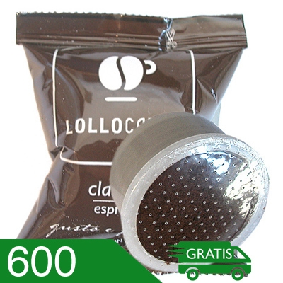 600 Capsule Caffè Lollo Miscela Classica Compatibili Espresso Point
