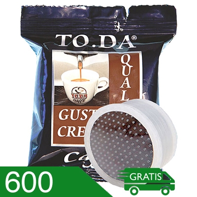 600 Capsule Caffè Toda Miscela Gusto Crema Compatibili Espresso Point