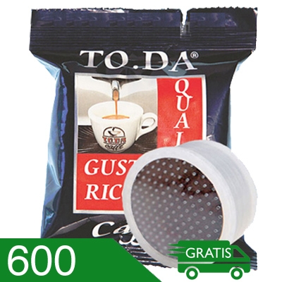 600 Capsule Caffè Toda Miscela Ricca Compatibili Espresso Point