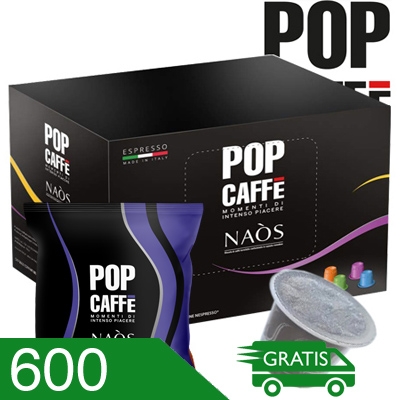 600 Capsule Caffè Pop Miscela Deciso Compatibili Nespresso