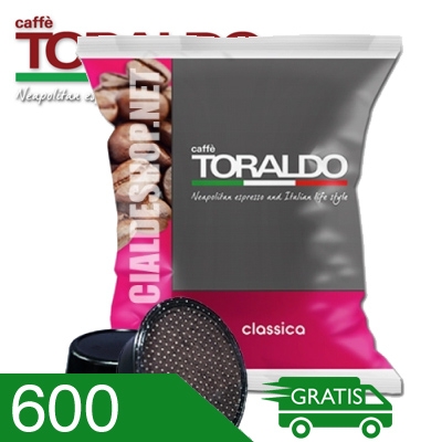 600 Capsule Caffè Toraldo Miscela Classica Compatibili A Modo Mio