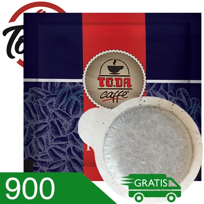 900 Cialde Caffè To.da Miscela Gusto Ricco Compatibili Ese 44 MM