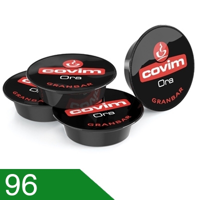 96 Capsule Caffè Covim Miscela Granbar Compatibili A Modo Mio