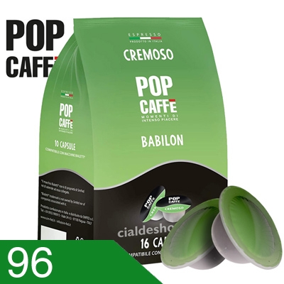 96 Capsule Pop caffè Miscela Cremoso Compatibili Bialetti