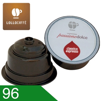 96 Capsule Caffè Lollo Miscela Classica Compatibili Dolce Gusto