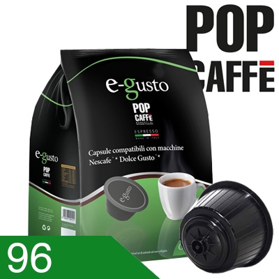96 Capsule Caffè Pop Miscela Cremoso Compatibili Dolce Gusto