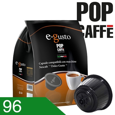 96 Capsule Caffè Pop Miscela Intenso Compatibili Dolce Gusto