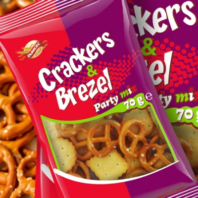 24 Crackers & Brezel Party Mix