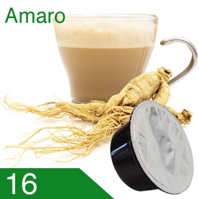 16 Capsule Ginseng Amaro Compatibili A Modo Mio