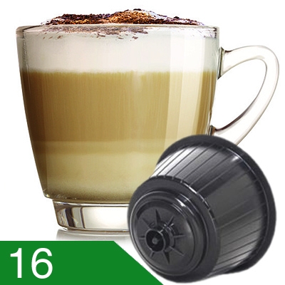 16 Capsule Cappuccino Compatibili Dolce Gusto