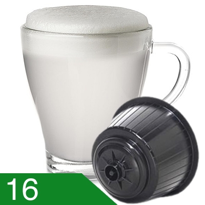 16 Capsule Latte Compatibili Dolce Gusto