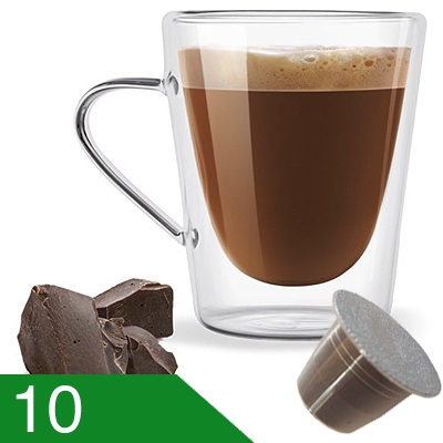 10 Capsule Cioccolata Compatibili Nespresso