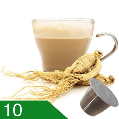 10 Capsule Ginseng Amaro Compatibili Nespresso