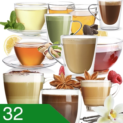 32 Capsule miste Compatibili A Modo Mio