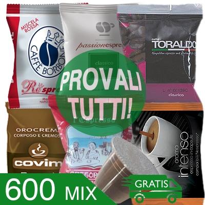 Promo! 600 Capsule Caffè Misti Compatibili Nespresso